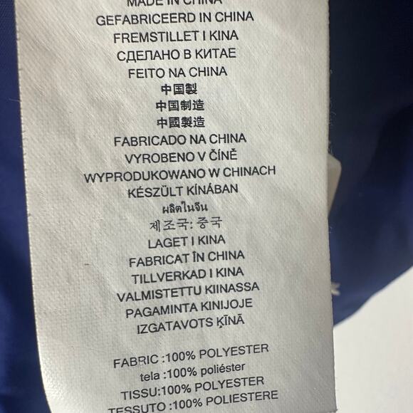 Michael Kors Womens Quilted Full-Zip Dark Azurite Blue Sleeveless Puffer Vest XS - Picture 8 of 8